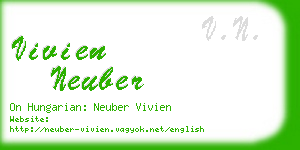 vivien neuber business card